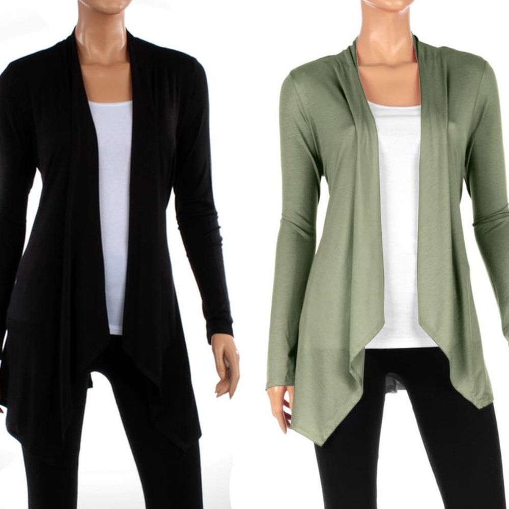 Pack Women's Draped Spring Cardigan